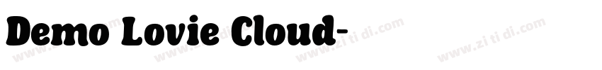 Demo Lovie Cloud字体转换